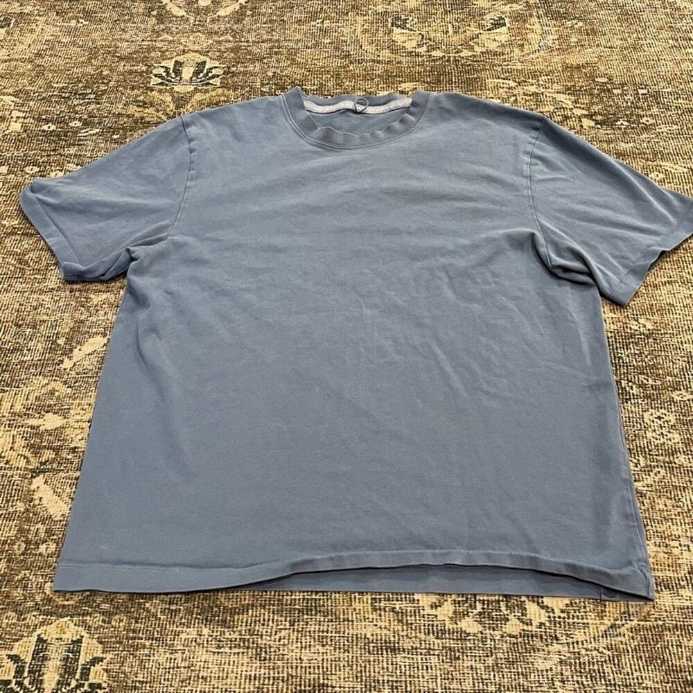 Lululemon Heavyweight Cotton Blue Cotton Crewneck T-Shirt Mens M